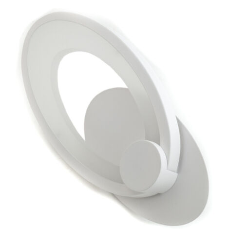 Trade Shop - Lampada Applique Led Parete Muro Ovale 10w Driver Includado 220v Luce Fredda 6500k -