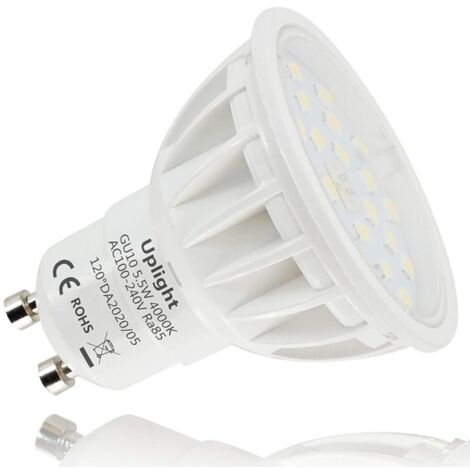 Faretto led 5W GU10 220-240V AC luce blu, SMD2835