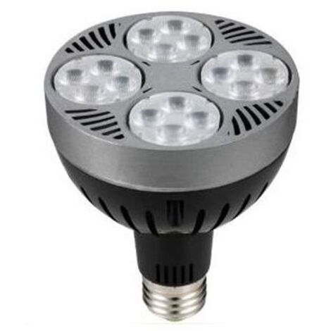 TRADE SHOP - Lampada Lampadine Par30 E27 36 Watt 24 Led Faretto Faro Luce Fredda P30-1 Spot -
