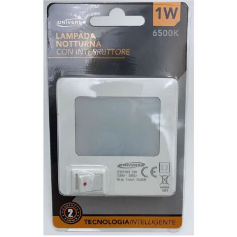 Trade Shop - LAMPADA LED NEUEN 1W LIGHT FREDDA 6500K MIT INTERRUTTOR PUNTO LUCE XYD103 -
