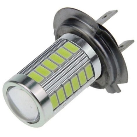 TRADE SHOP - Lampada Luci Auto Tuning H7 10w Bianco Light 33 Led Canbus Fendinebbia Nebbia -