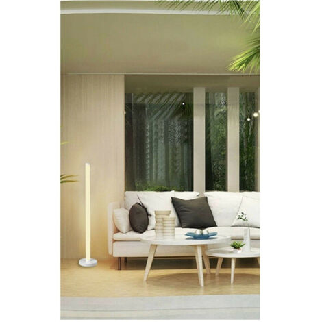 TRADE SHOP - Lampada Piantana Da Terra A Led 20w Design Moderno Illuminazione Verticale Luce - -Bianco Caldo      -