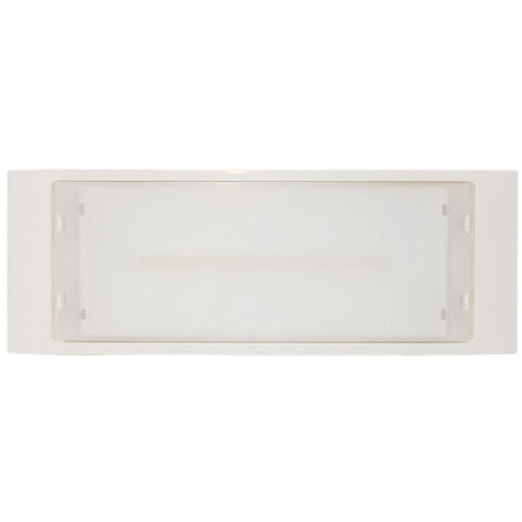 TRADE SHOP - Lampada Plafoniera Emergenza Luce Led 4w Incasso Parete Ip40 De Lite 6500k -