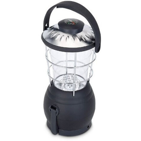 TRADE SHOP - Lampada Portatile 12 Led Lampada Da Tenda Camping Con Manico E Bussola -