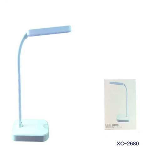 TRADE SHOP - Lampada Scrivania Tavolo A Led Casa Ufficio Braccio Pieghevole Snodabile Dt-2680 -