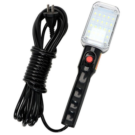 TRADE SHOP - Lampada Torcia Lavoro 859 Portatile 34 Smd Led Magnete Ricaricabile Emergenza -