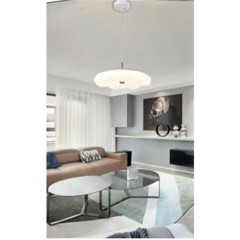 TRADE SHOP - Lampadario A Led 52w Tripla Accensione Bianca Calda Naturale Lampada Moderna B28 -