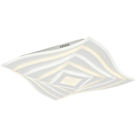 TRADE SHOP - Lampadario Da Soffitto Decorativo Plafoniera Led 75w Tre Tonalità Di Luce C68-3c -
