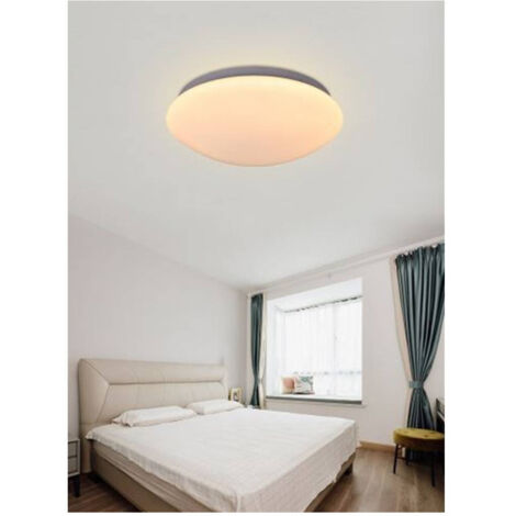TRADE SHOP - Lampadario Da Soffitto Plafoniera Led 36 W Cupola Diversi Toni Di Luce C01-36 - -Bianco Caldo      -