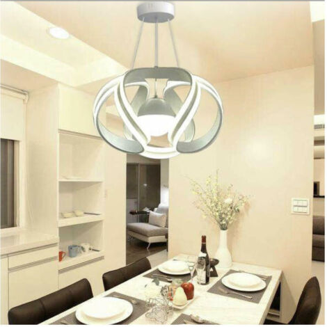 Trade Shop - Lampadario Soffitto Sfera Moderno Led 78w Lampada Luce Calda Fredda Naturale B21 -