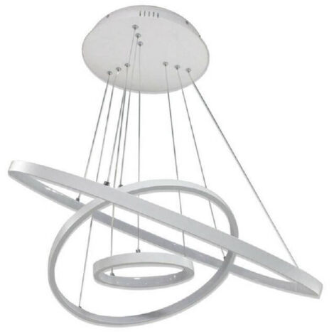 Trade Shop - Lampadario Sospensione 50w Plafoniera Pianeta Lampada Sospesa Moderna 6500k B40 -