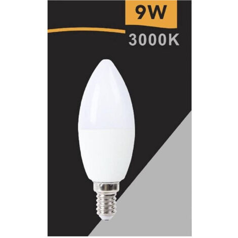 Trade Shop - LAMPADIN LED E14 9W CANDELA SMD E14 820 LUMME NATÜRLICHES KALTLICHT C36-9W -