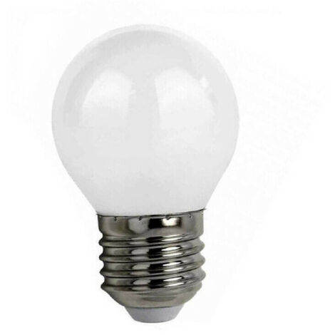 Trade Shop - Lampadina A Led Filamento Opaca 4 W E27 Luce Fredda Calda Naturale Sfera G45ab -
