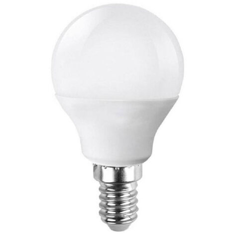 TRADE SHOP - Lampadina Led 8w Sfera E14 Luce Fredda 6500k Calda 3000k Naturale 4000k G4508 - -Bianco Freddo      -