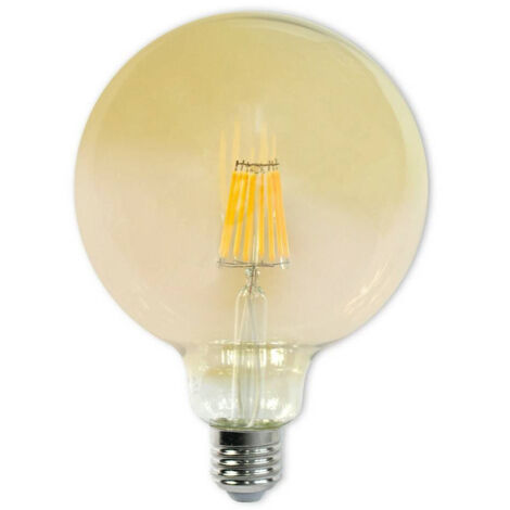 TRADE SHOP - Lampadina Led A Filamento Vintage 8 Watt E27 Globo G125 Luce Calda 3000k G125-oc -