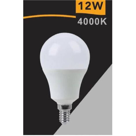 Trade Shop - Lampadina Led A60 E14 12 W Luz Fredda 6500k Calda 3000k Naturale 4000k A60t-12w -