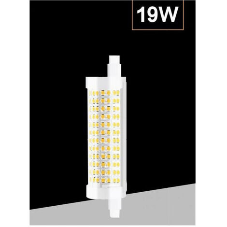 TRADE SHOP - Lampadina Led Attacco R7s 19 Watt 2500 Lm Luce Calda Naturale Fredda R7s-19w-001 - -Bianco Naturale      -