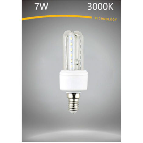 Trade Shop - Lampadina Led E14 7 W Bianco Caldo 3000k Freddo 6500k Naturale 4000k 2u-02t -