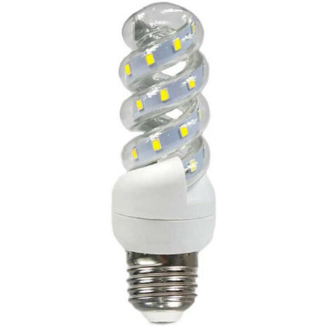 Trade Shop - Lampadina Led E27 16w Spirale Luce Fredda Calda Naturale 6500k 4000k 3000k S16w -