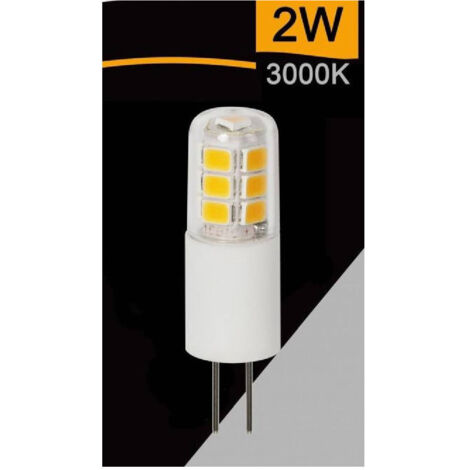 TRADE SHOP - Lampadina Led G4 Ac/dc 12v 2 Watt 250 Lm Luce 3000k 6500k 4000k Spardc-g4-2w-002 - -Bianco Caldo -