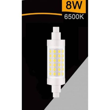 Trade Shop - Lampadina Led Smd R7s L118 16w Tubolare Luce 3000k 4000k 6500k  Sparac-r7s-16w-001 -bianco Freddo 