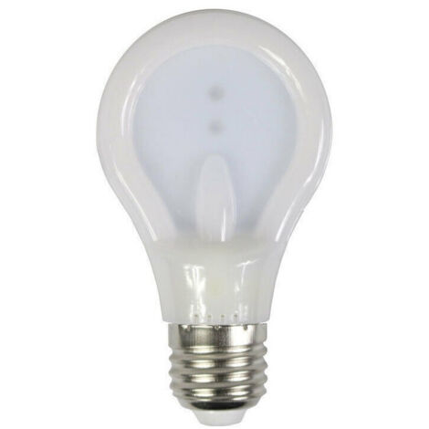 TRADE SHOP - Lampadina Led Slim Piatta 6w E27 Luce Calda 3000k Naturale 4000k Fredda 6500 A70 - -Bianco Caldo      -