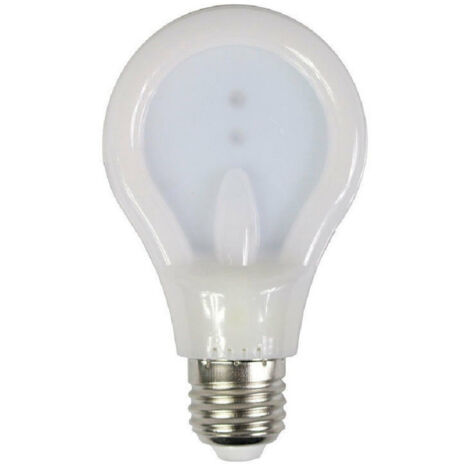 Trade Shop - Lampadina Led Slim Piatta 9 Watt E27 Luce 6500k 4000k 3000k Illuminazione A80 -
