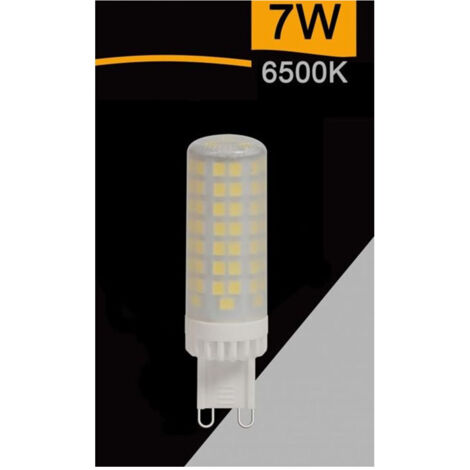 TRADE SHOP - Lampadina Tubolare Led G9 7 Watt 770lm Luce 4000k 3000k 6500k Sparac-g9-7w-ce2-n - -Bianco Freddo      -