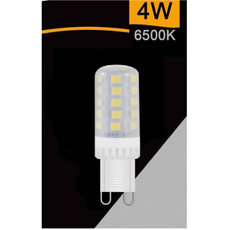 TRADE SHOP - Lampadina Tubolare Led Smd G9 4 W 400 Lm Luce 4000k 3000k 6500k Sparac-g9-4w-ce3 - -Bianco Freddo -