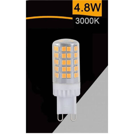 TRADE SHOP - Lampadina Tubolare Led Smd G9 4.8w 600lm Luce 3000k 6500k 4000k Sparac-g9-4.8w-ce5 - -Bianco Caldo -