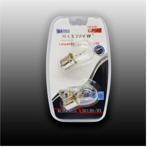 Trade Shop - Lampadine Automobile Ba15s Maxtech L-p047 12 V - 21 W Lampadine Ultra Luminose -
