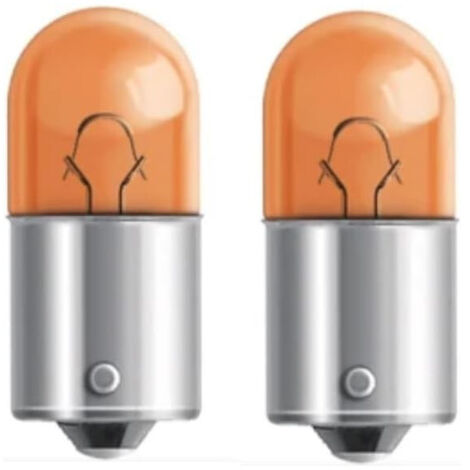 Trade Shop - Lampadine Di Posizione Ba15s T16 12v - 10 Watt Lampadine Luminose Ricambio Auto -