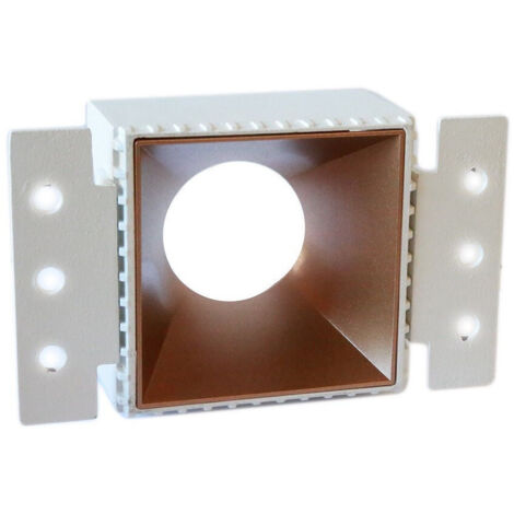 Trade Shop - LAMPADINE LED FARETTOGU10 7WATT FÜR CARTONGIT - Platz ROSÉGOLD MATT