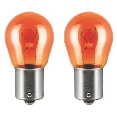 TRADE SHOP - Lampadine Posizione Auto Bau15s Py21w 12v 21w Luce Calda Alogena No Canbus Lp112 -
