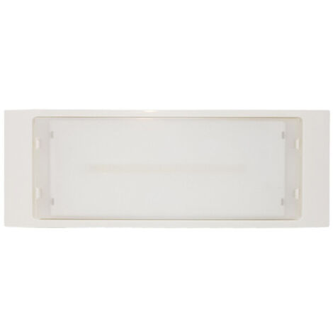Trade Shop - Lámpara De Techo De Emergencia Led 4w Empotrable Pared Ip40 De Lite 6500k -
