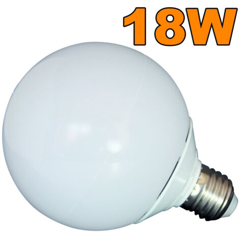 Trade Shop - Lampara Led Globo G20 Esfera Bombilla Luz Fria 15 18w Con Casquillo E27 -   -18 Vatios    -