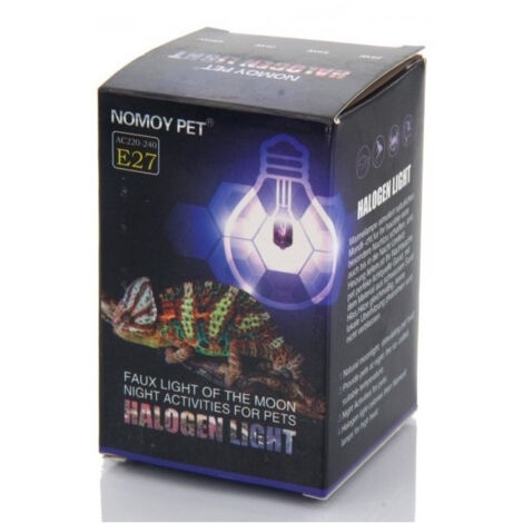 Trade Shop - Lampara Luna Nocturna Reptiles Tortugas Terrario Luz Rayos Violeta Uvb 50w -