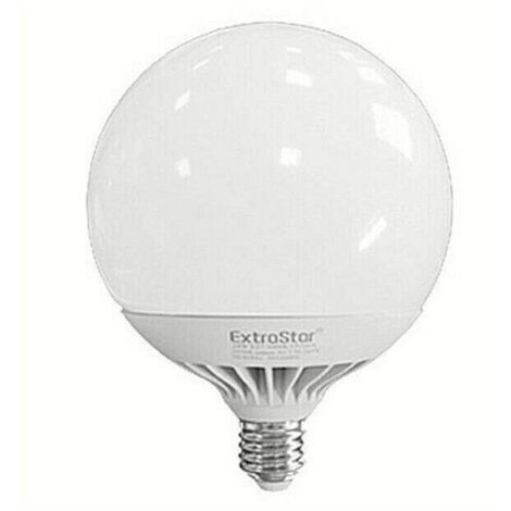 Trade Shop - LAMPE LED GLÜHBIRNE E27 24W 2050LM G130W WARMES LICHT KUGEL WEISS KUGEL -