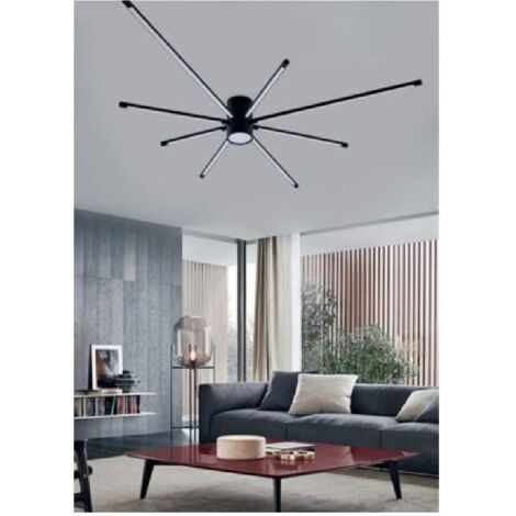Trade Shop - LAMPE SOFFITTO LED 43W PLAFONIERA MODER BLACK LIGHT 6500K 3000K 4000K PN-27N -