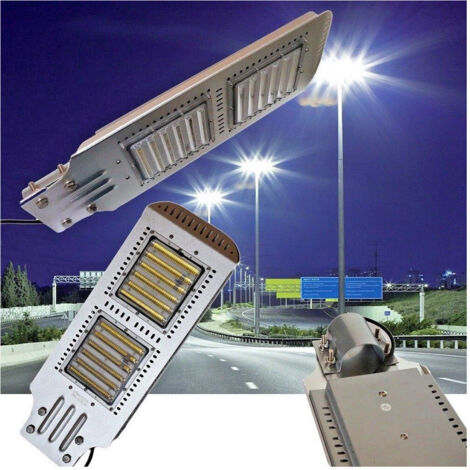 TRADE SHOP - Lampione Faro Stradale Armatura Led 100w Luce Fredda 6500k 100w 100watt -