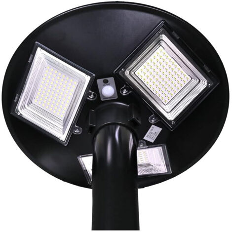 TRADE SHOP - Lampione Solare Ufo A Led 1500lmn Per Esterno Ip65 150w Con Sensore Di Movimento -