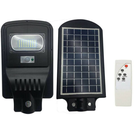 Trade Shop - Lampione Stradale Led 30 W Energía Fotovoltac External -
