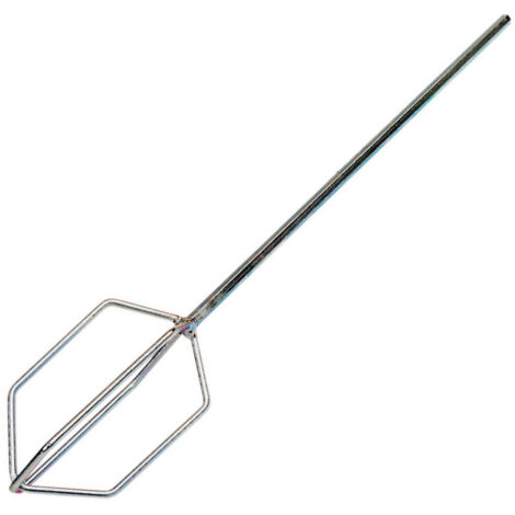 Trade Shop - Látigo De Acero Galvanizado Para Mezclador De Mortero Cola Pintura Longitud 40 Cm -
