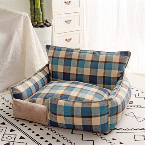 Trade Shop - LAVABILE COTONE S 45X35 CM GRIGLIA BLU -