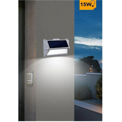 Trade Shop - Led Applique Con Show Pannel Sensore Moviment Crepuscolare Yh0408-pir -