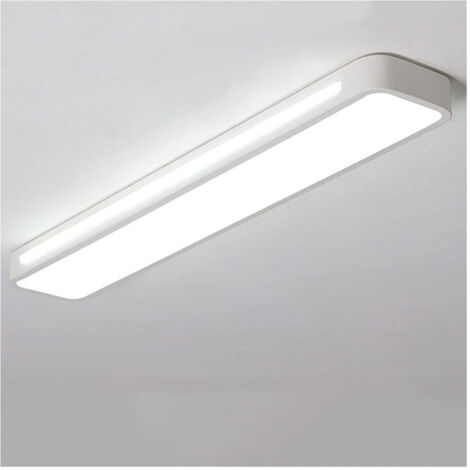 Trade Shop - LED-Deckenleuchte, 16 W, modern, weiß, rechteckig, Deckenleuchte, Streifen, 6500 K, 50187 -