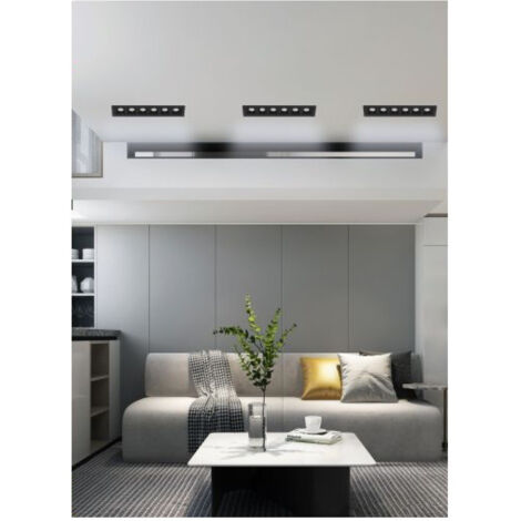 Trade Shop - LED-Einbaustrahler 12W Moderne Deckenleuchte Schwarzlicht 6500K 3000K 4000K Spot -