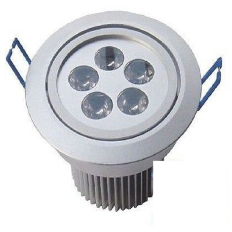 Trade Shop - Led Empotrable Led Empotrado 5w Led Resortado Con Dedos De Luz Fría Calientes -
