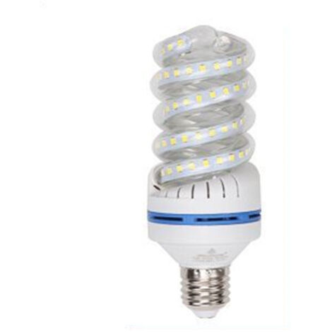 Trade Shop - LED-LAMPE E27 24W 2280LM TORTIGLIONE VORTEX SPIRAL NATÜRLICHES LICHT WARM KALT -