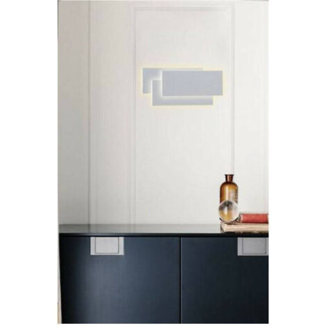 Trade Shop - LED RECHTECKIGE WANDLEUCHTE NACHTTISCHLAMPE 12W KALT WARM NATURLICHT E41 -